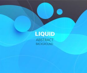 Liquid background abstract vector