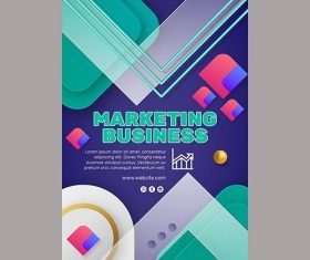 Marketing Business Flyer Template vector