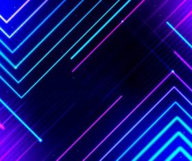 Rhombus neon background vector free download