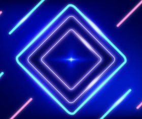 Neon overlay background vector