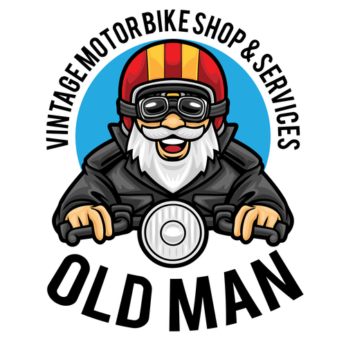 Old man icon vector