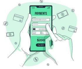 Online payment vector