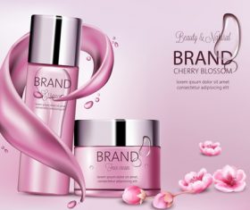 Pink and blue neon background vector