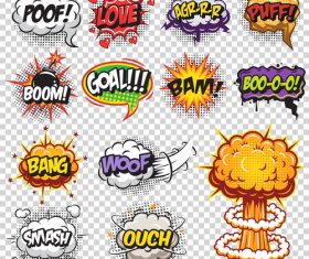 Pop art cartoon bubble font vector