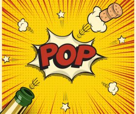 Pop art illustration vector