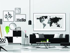 Realistic home interior vector