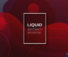 Red liquid background abstract vector