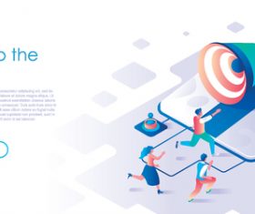 Run to the goal isometric template vector