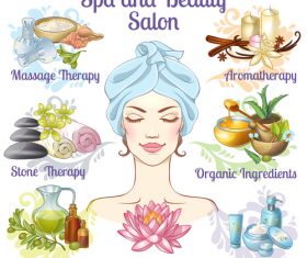 Spa beauty salon vector