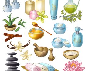 Spa products vector