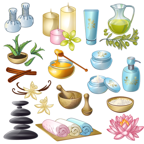 Spa products vector