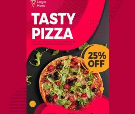 Tasty Pizza vector