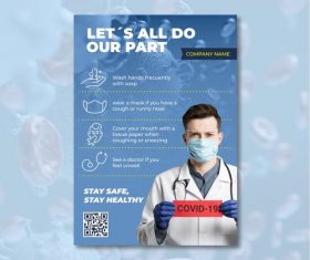 To take precautions against COVID-19 vector