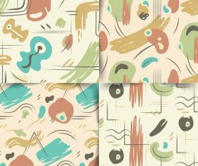 Watercolor abstract seamless background vector