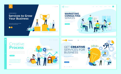 Website page isometric vector
