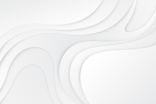 White 3d vector template abstract background