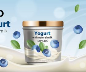 Yogurt vector