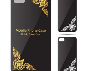 Art deco pattern phone cases cover vector