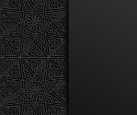 Beautiful carved pattern vector