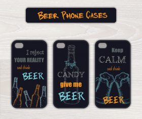 Beer phone cases cover vector