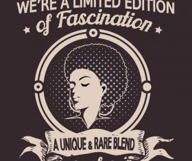 Black girls typography tshirt design vector