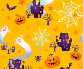 Bright Halloween illustration vector