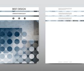 Brochure layout vector