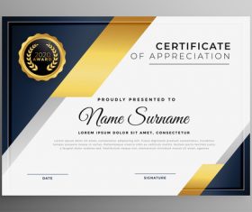 Certificate vector