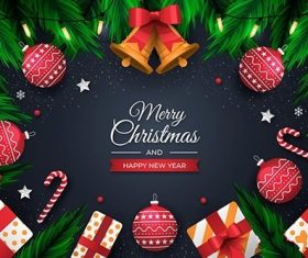 Christmas background concept vector