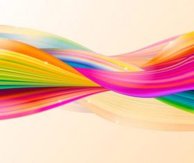 Colorful fluid twisted abstract background vector