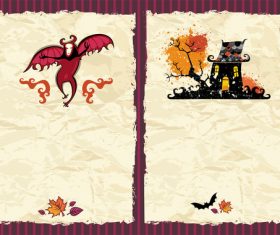 Comic halloween vector