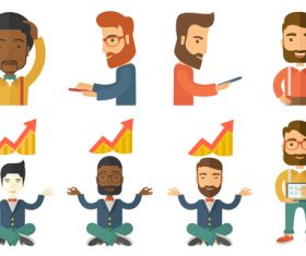 Economy concept cartoon vector