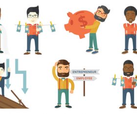 Entrepreneur cartoon vector