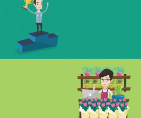 Entrepreneurship flat design vector