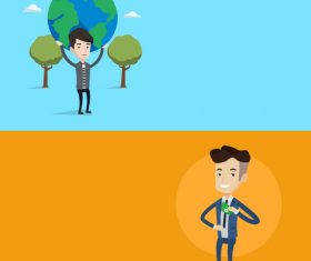 Environmental protection flat design vector