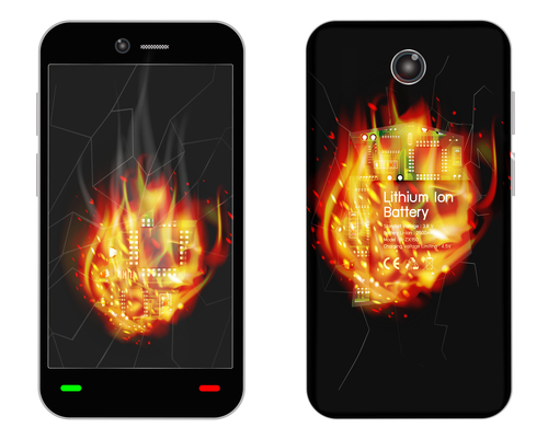 Flame art pattern phone cases cover vector