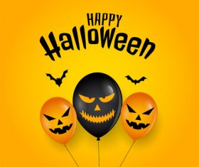Funny Halloween card vector