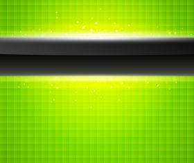 Green squares and black stripes background vector