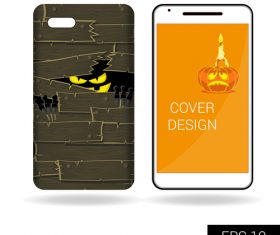 Halloween art pattern phone cases cover vector