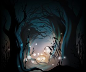 Halloween concept illustration vector