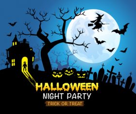Halloween party vector