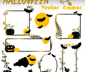 Halloween vector frame