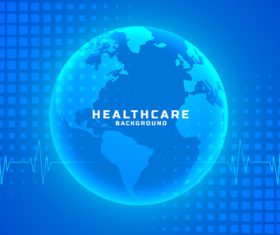 Healthcare background vector