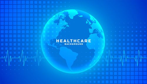 Healthcare background vector free download