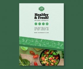 Healthy weight loss green food vector