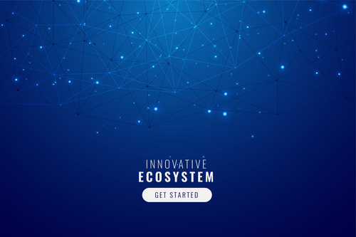 Innovative ecosystem vector