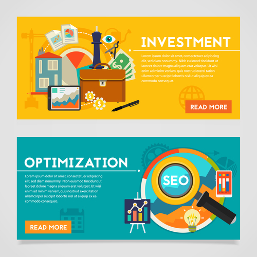 Investment flat concept vector