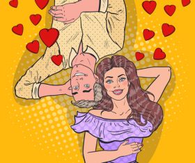 Love cartoon vector
