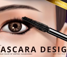Mascara design vector