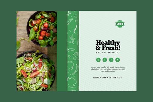 Natural products healthy vegetable food vector